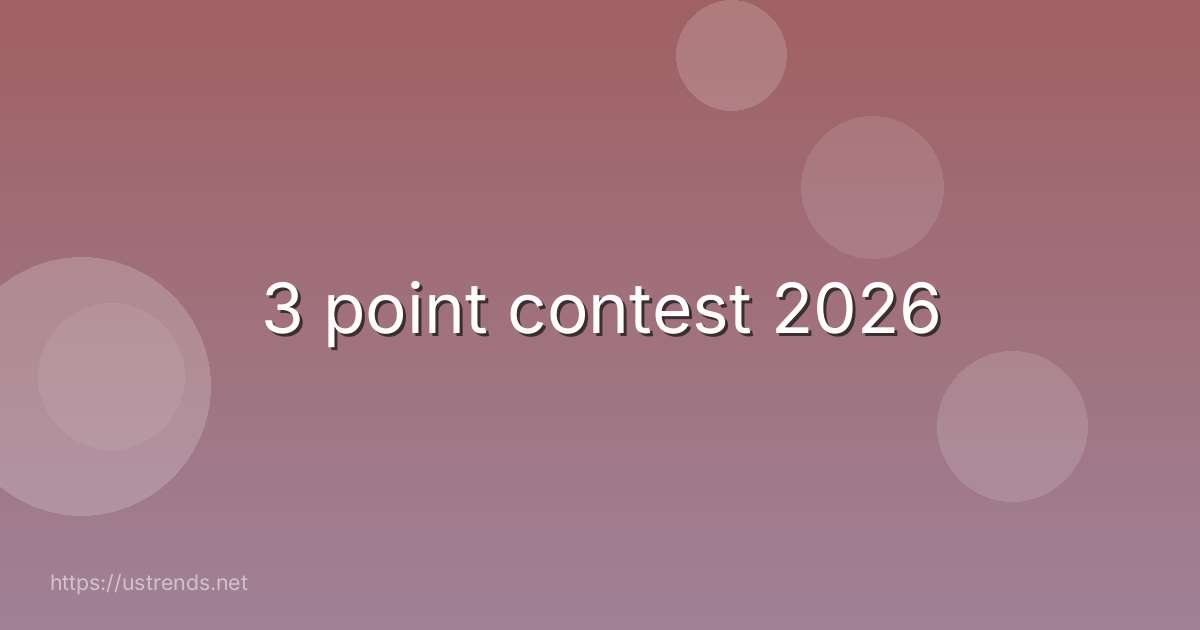 3 point contest 2026