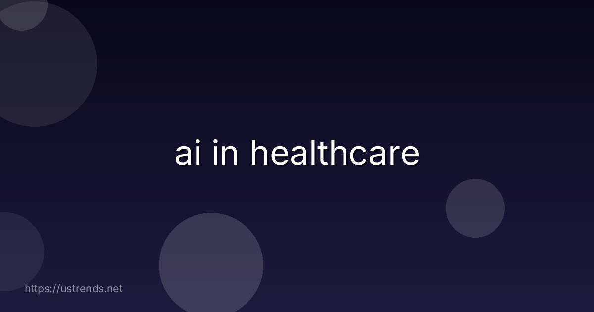 ai in healthcare