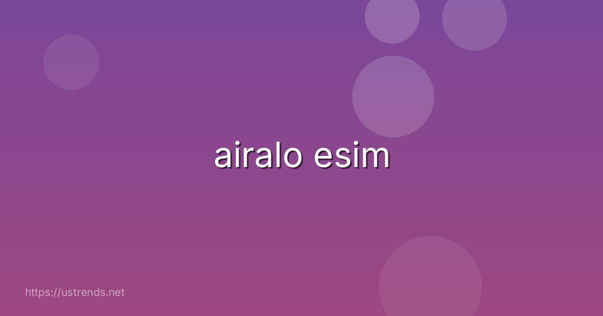 airalo esim