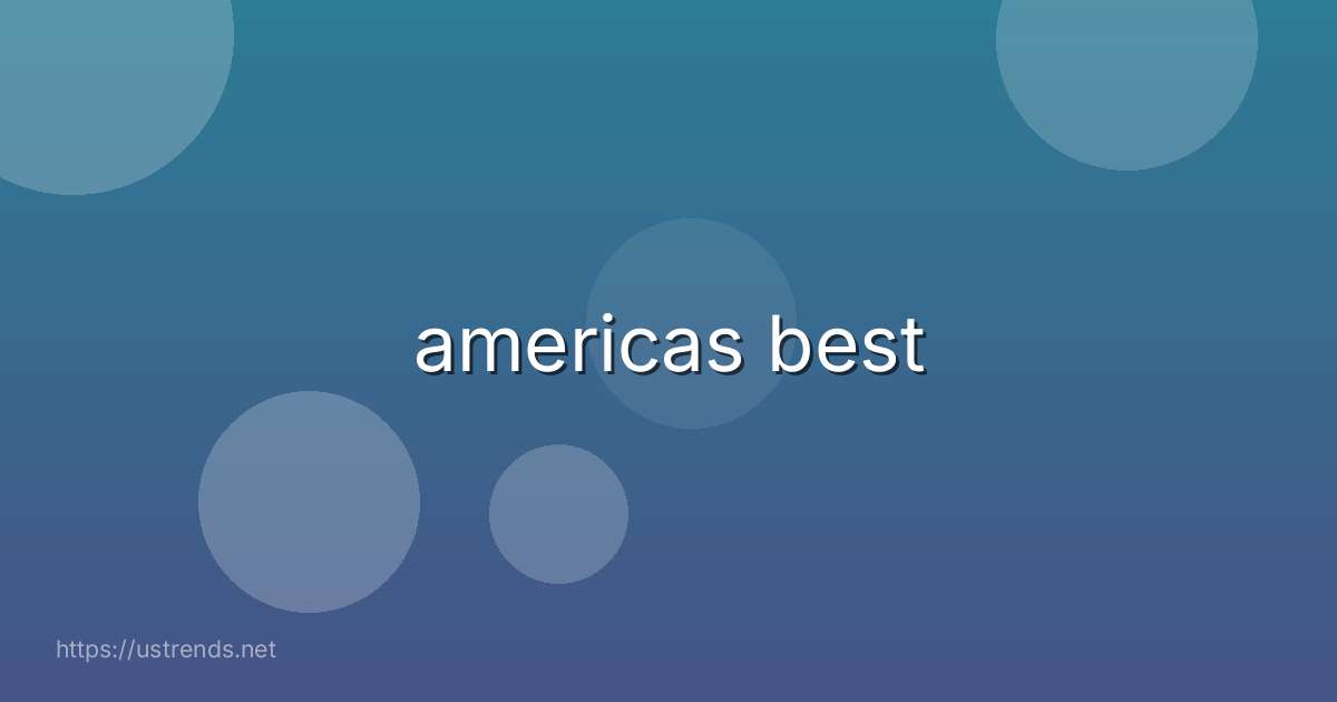 americas best