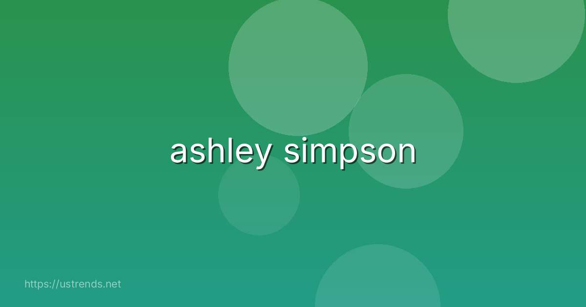 ashley simpson