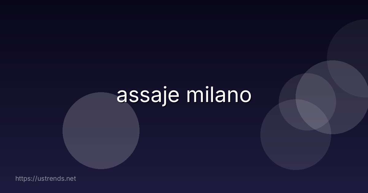 assaje milano