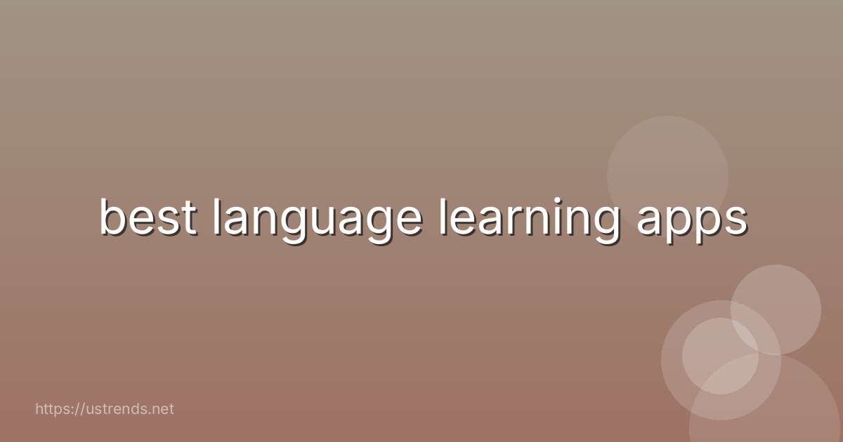 best language learning apps
