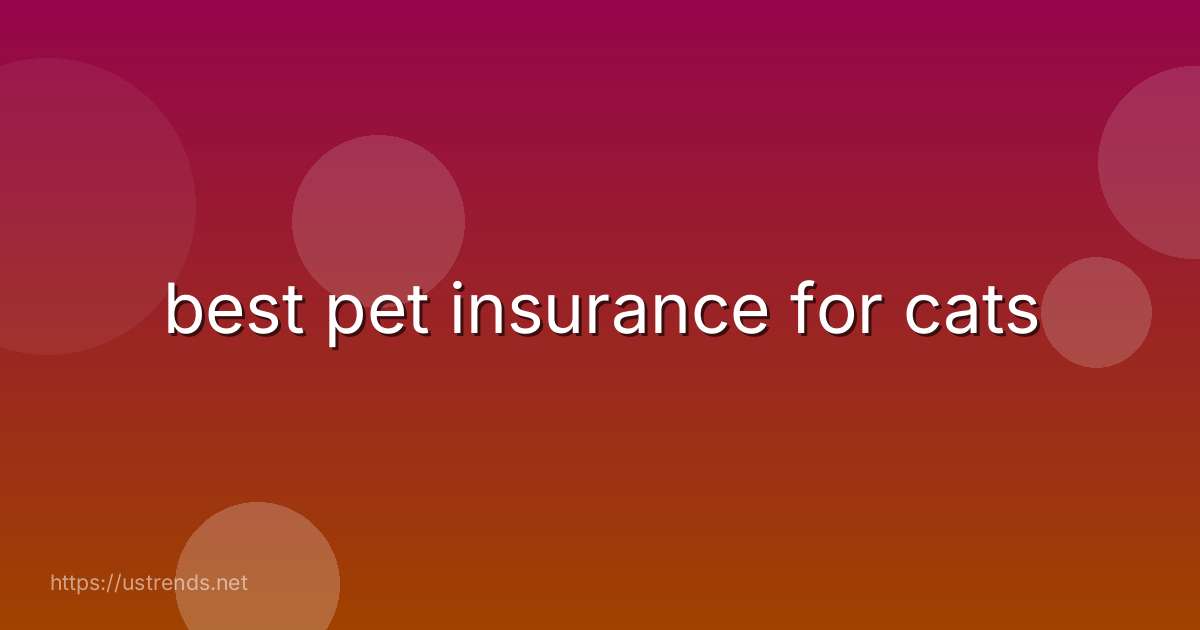 best pet insurance for cats