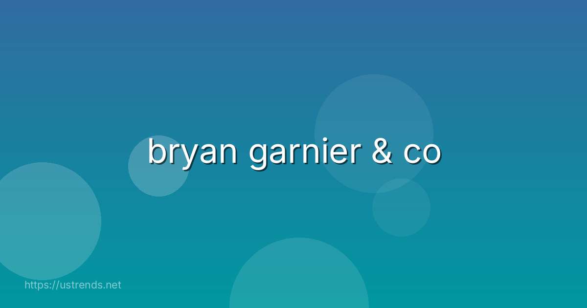 bryan garnier & co