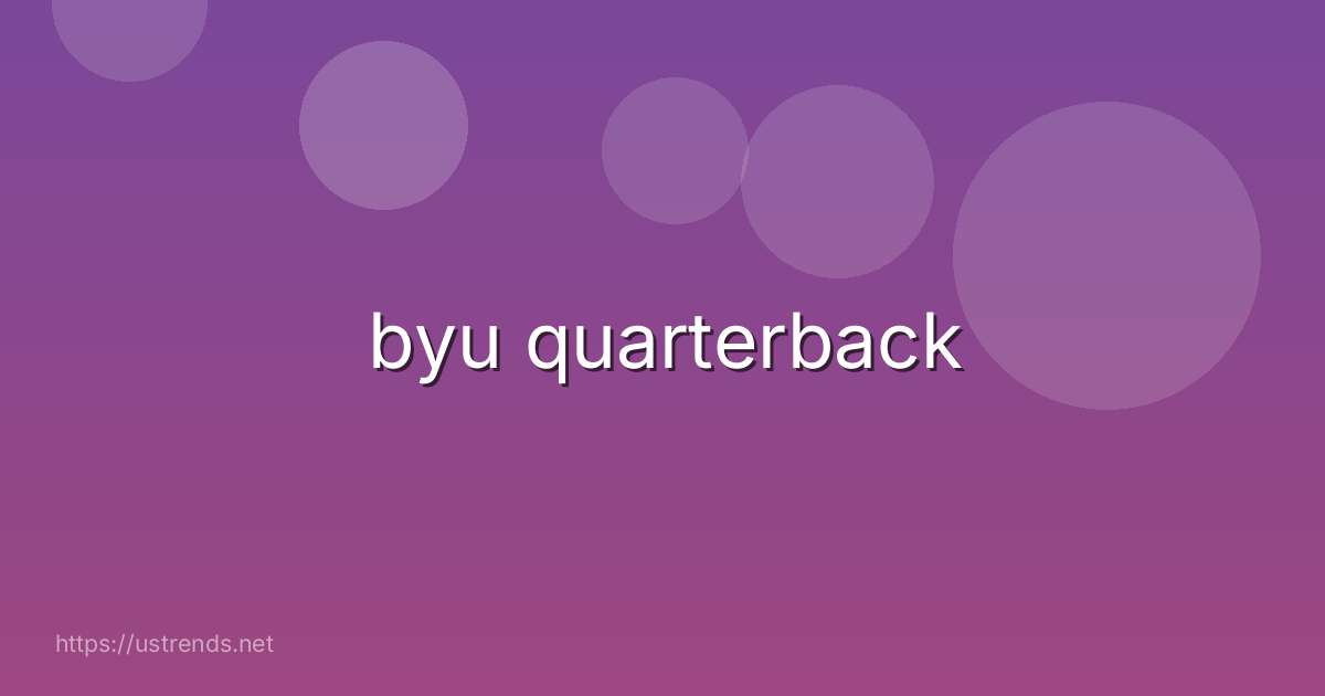 byu quarterback