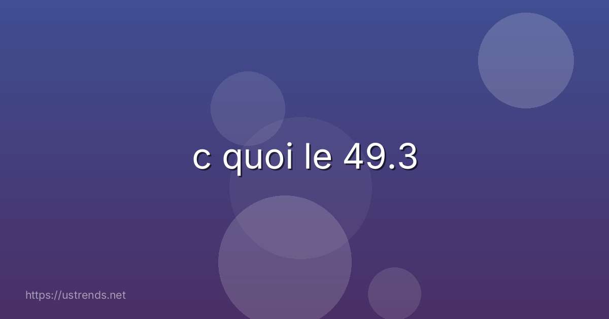 c quoi le 49.3