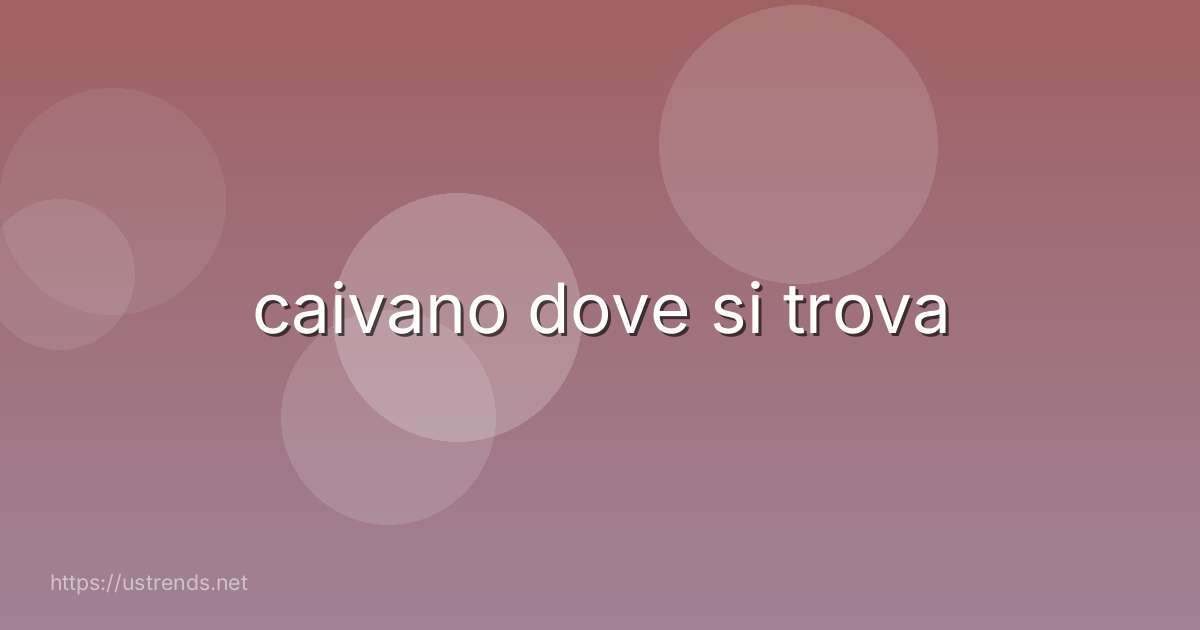 caivano dove si trova