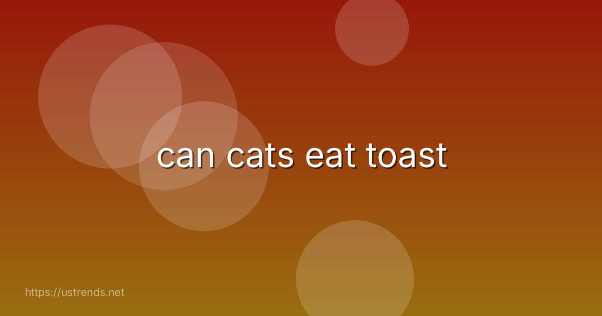 can cats eat toast
