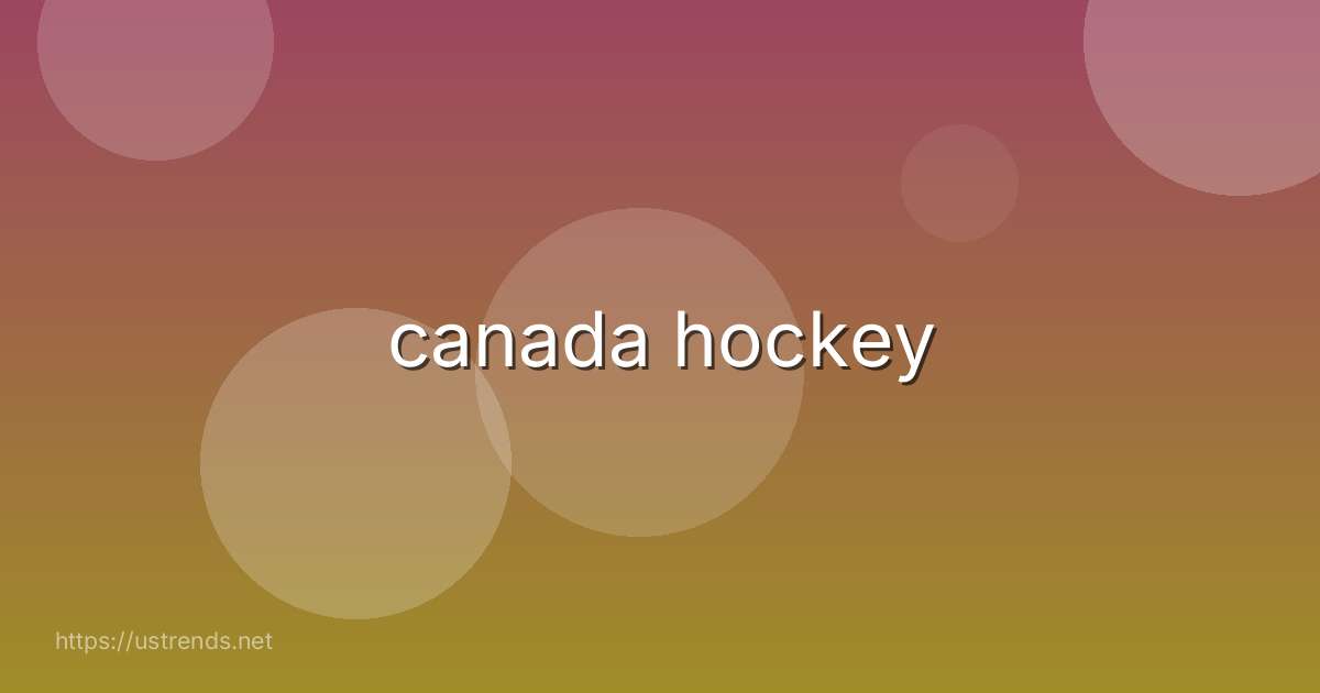 canada hockey