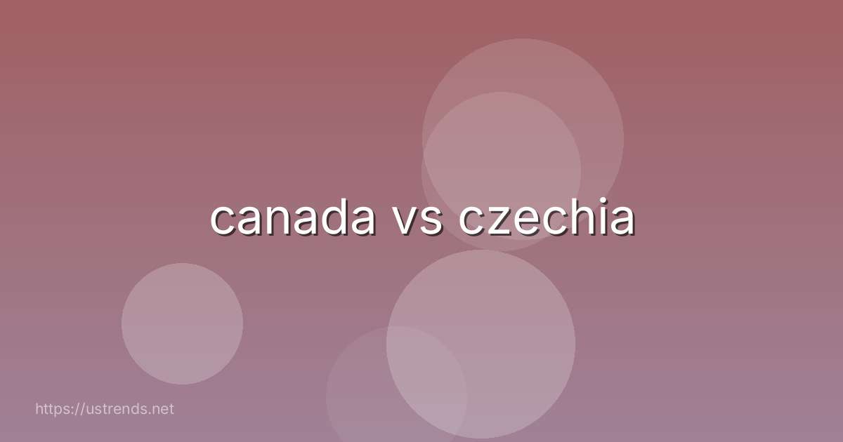 canada vs czechia