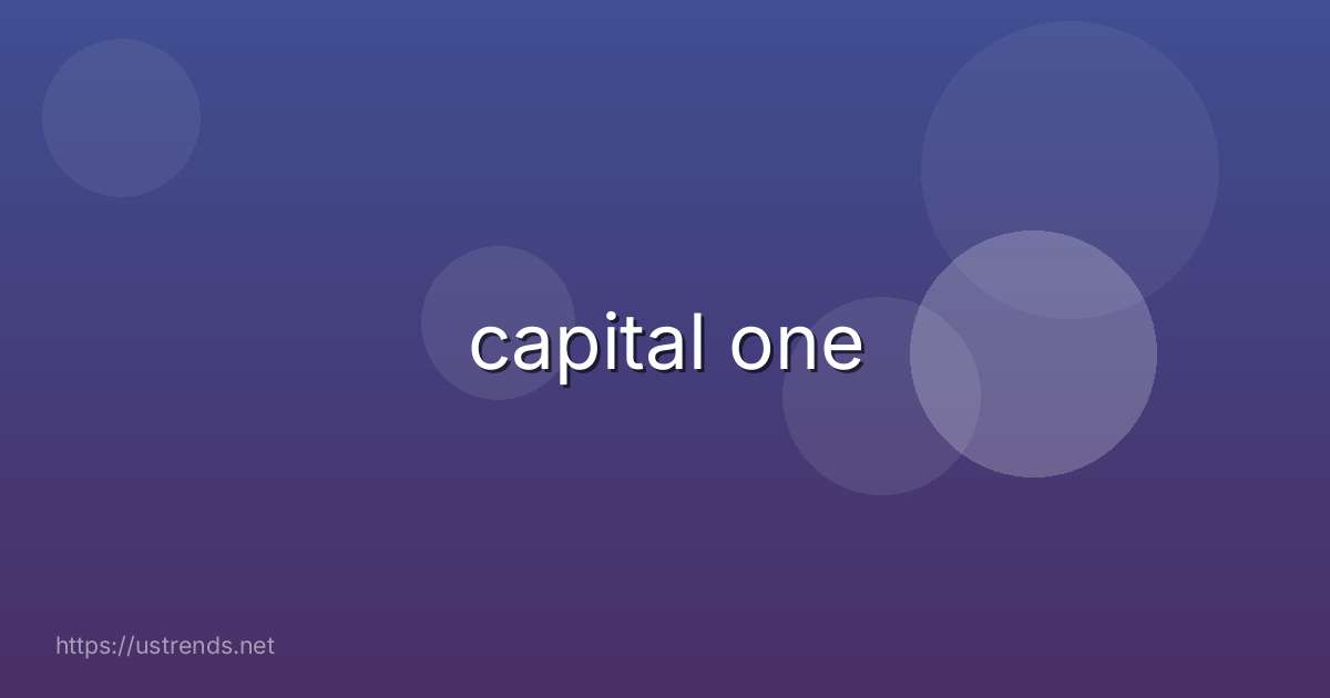 capital one