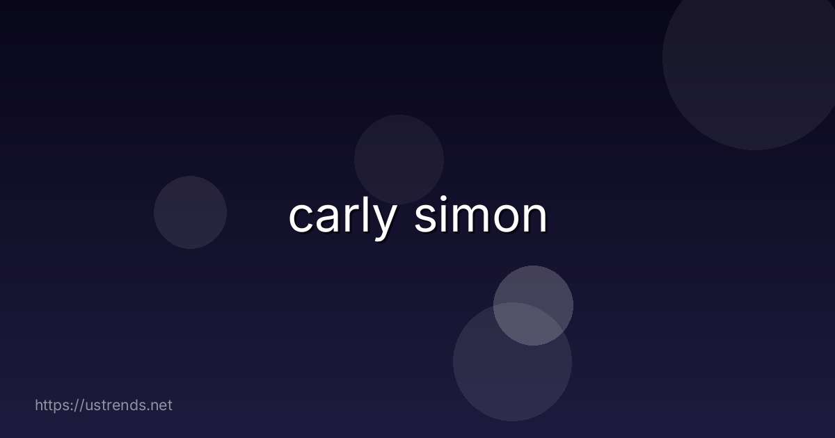 carly simon