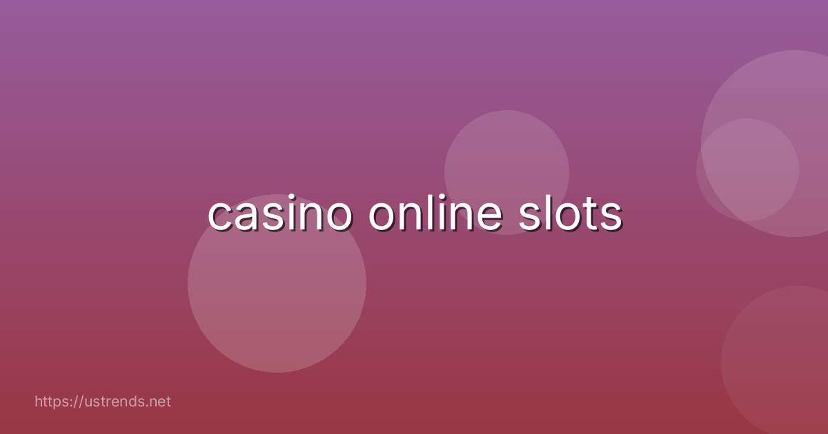 casino online slots