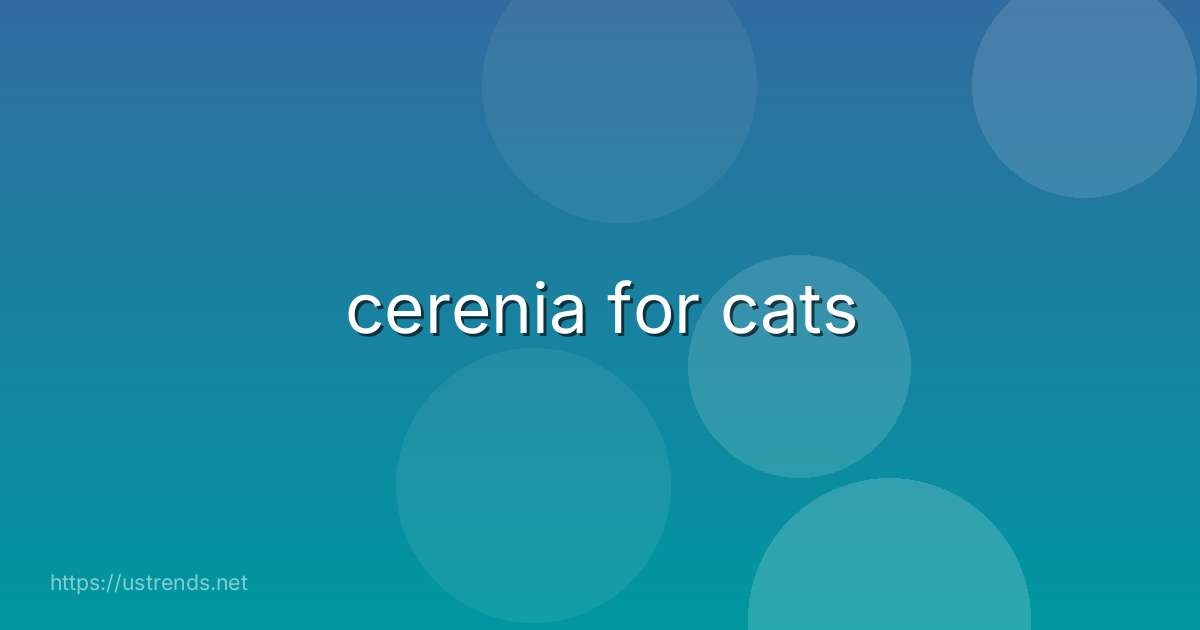 cerenia for cats