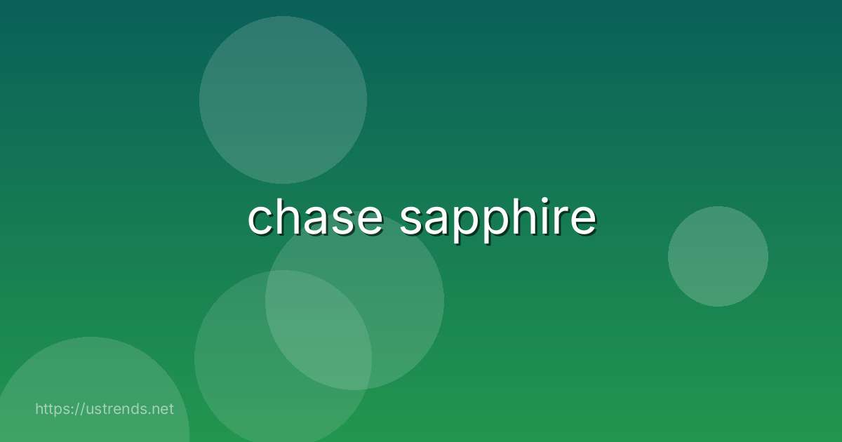 chase sapphire