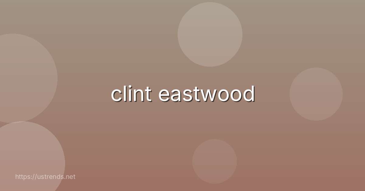 clint eastwood