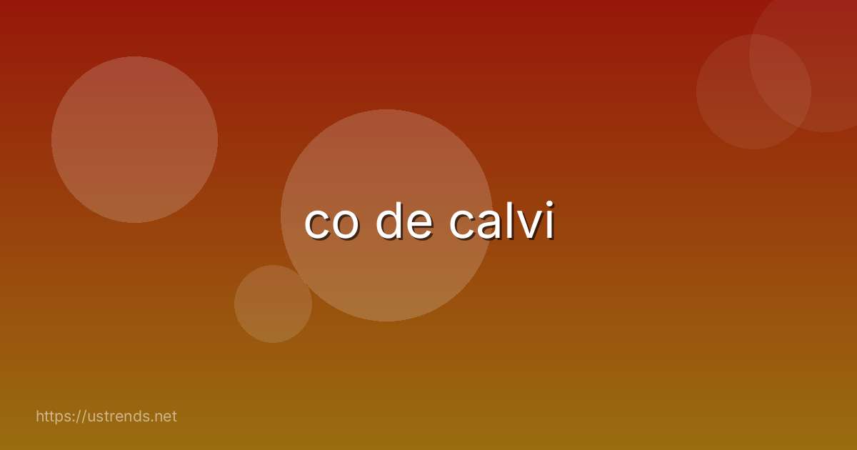 co de calvi