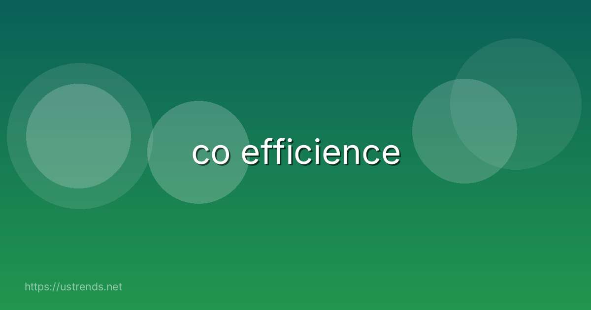 co efficience