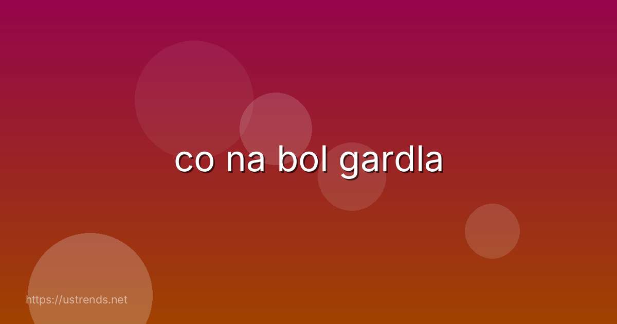 co na bol gardla