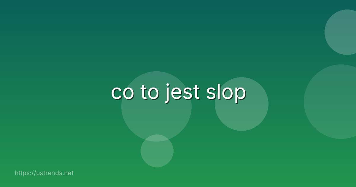 co to jest slop