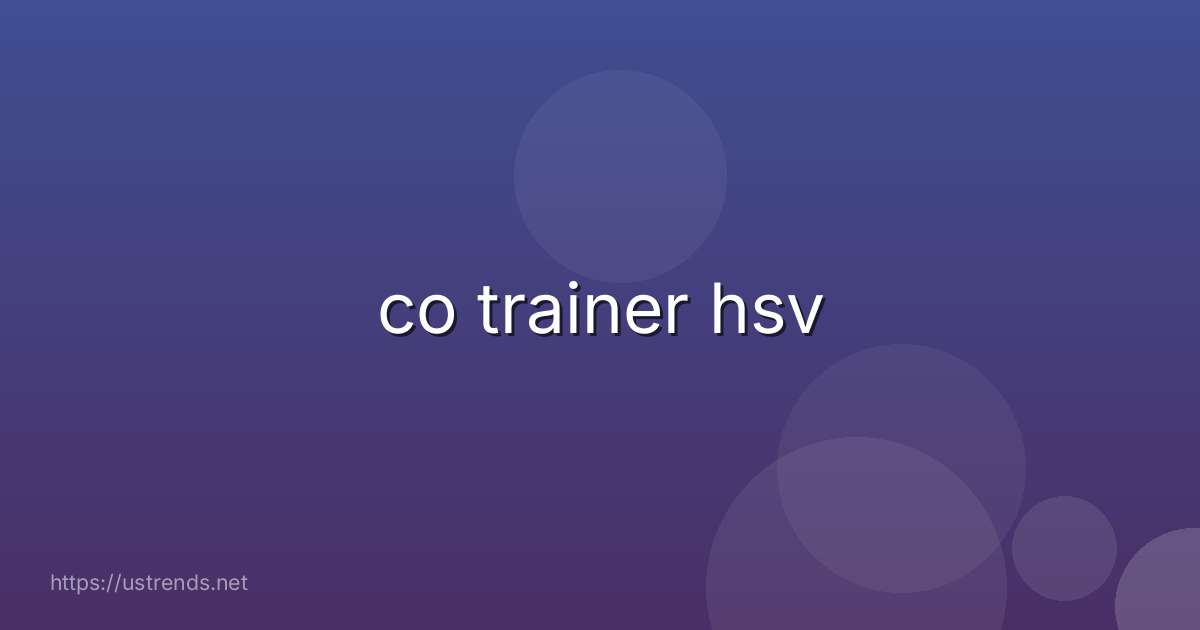 co trainer hsv