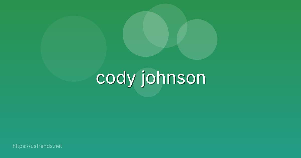 cody johnson