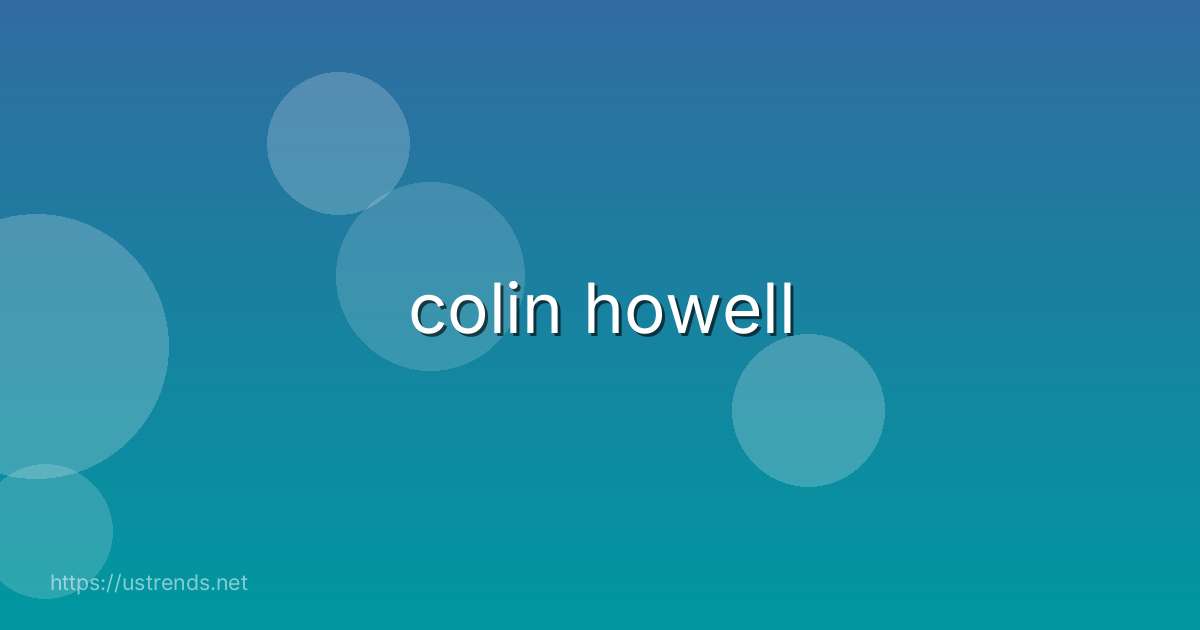 colin howell