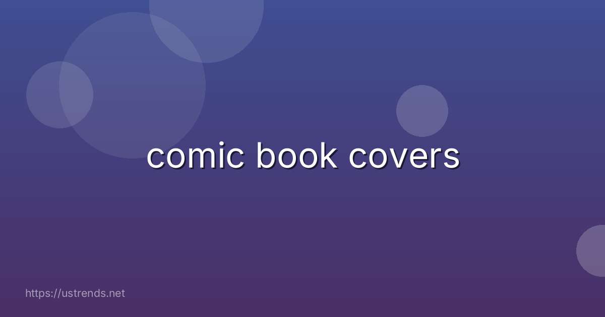 comic book covers