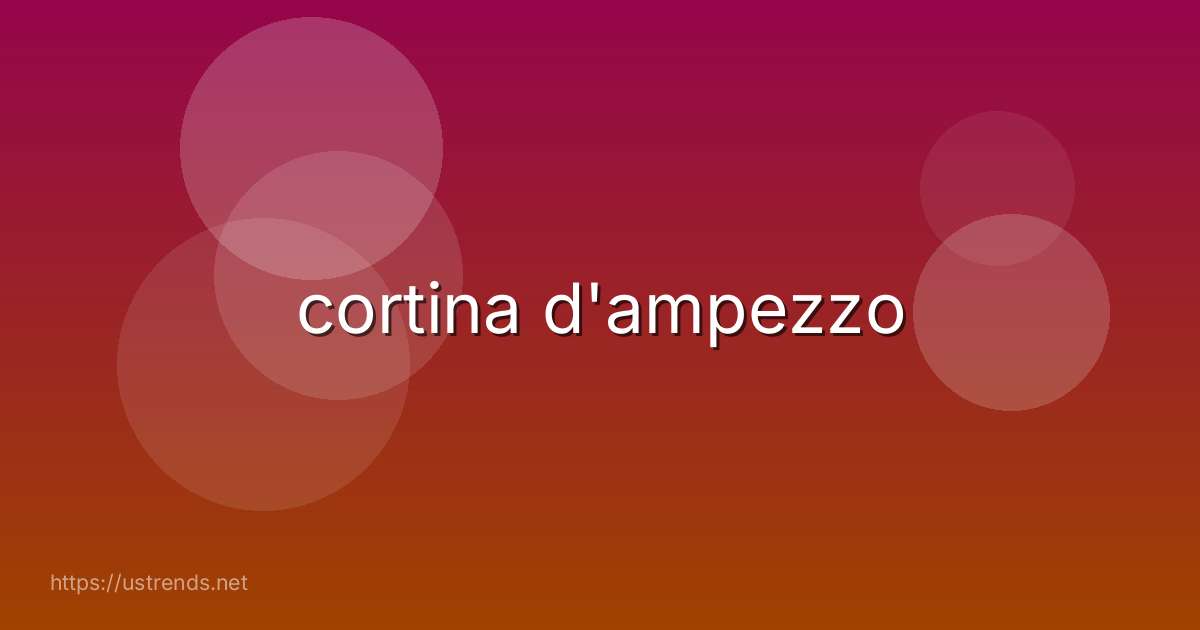 cortina d'ampezzo
