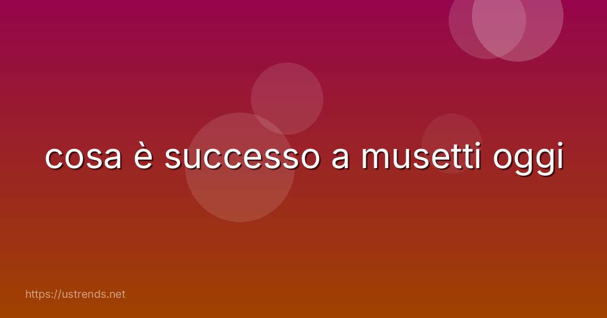 cosa è successo a musetti oggi