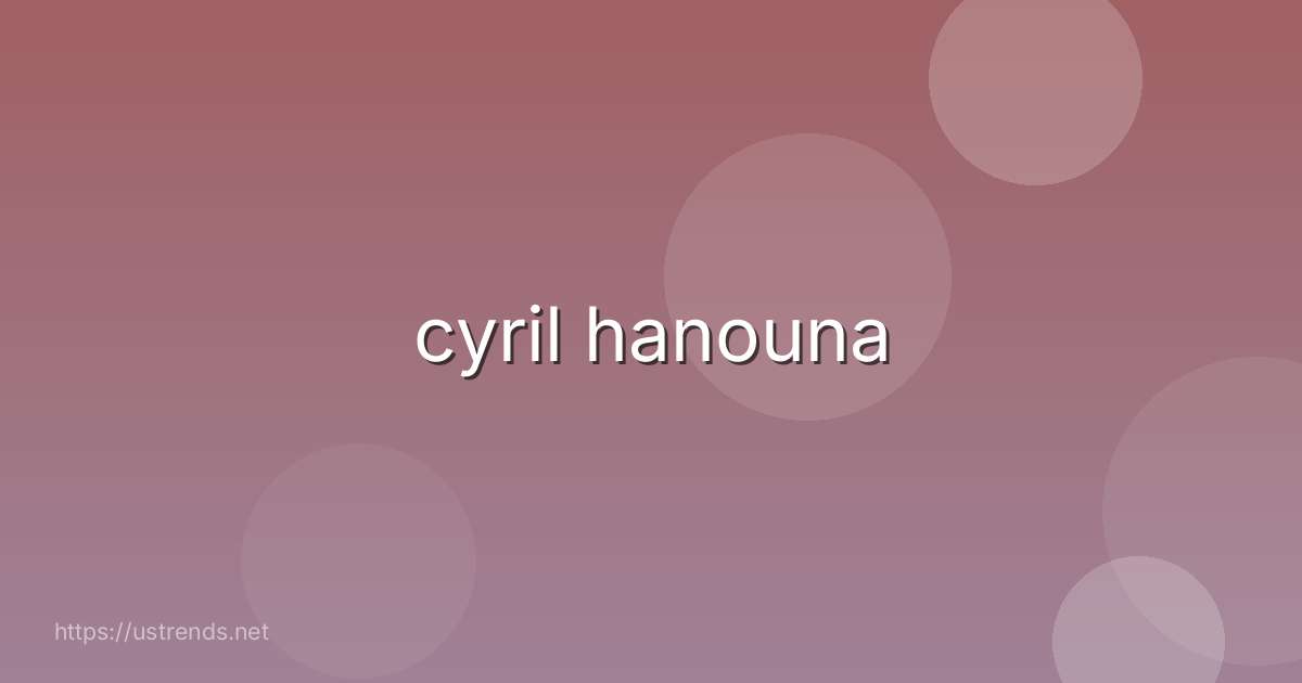 cyril hanouna
