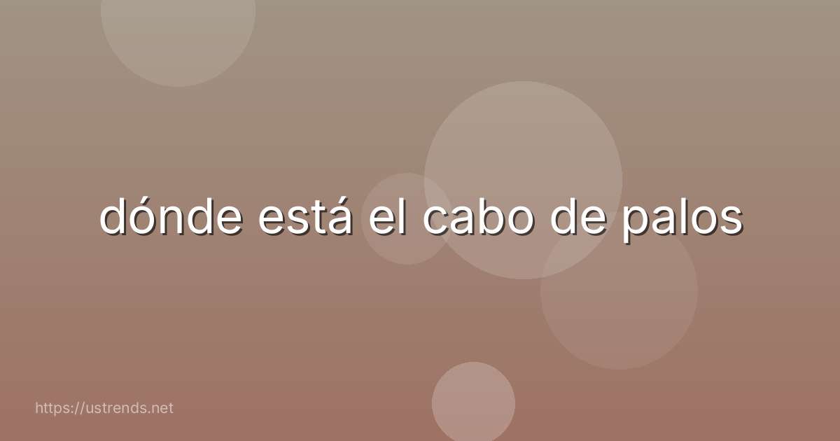 dónde está el cabo de palos