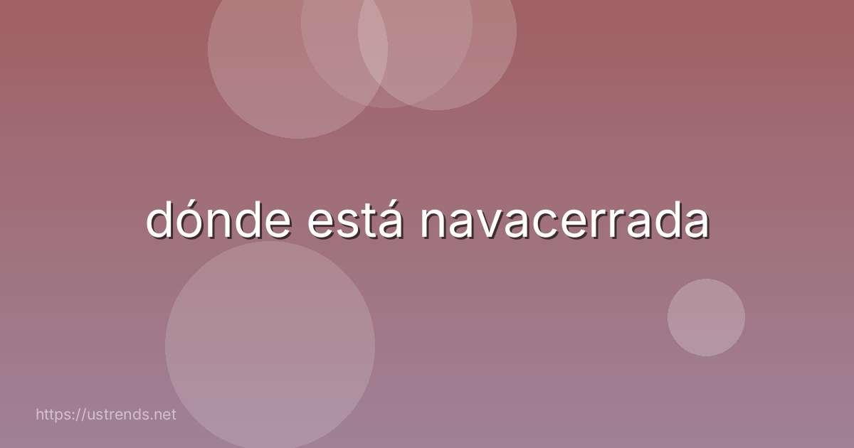 dónde está navacerrada