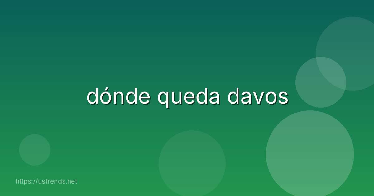 dónde queda davos