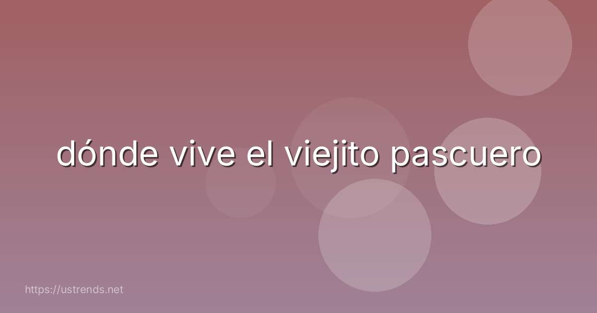 dónde vive el viejito pascuero