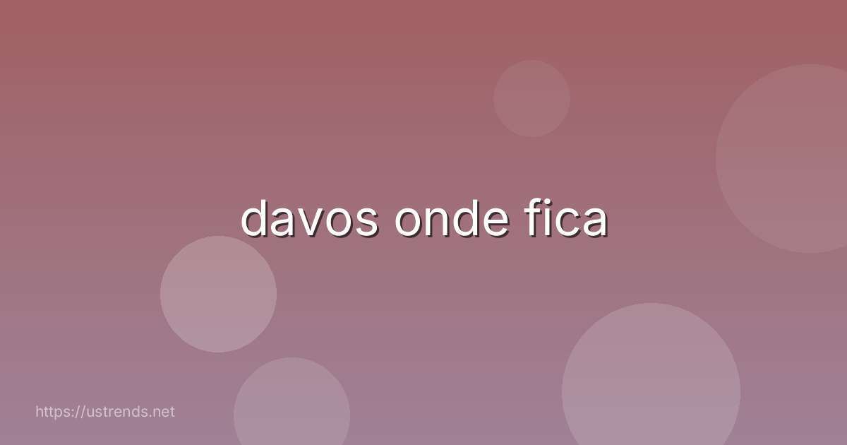 davos onde fica