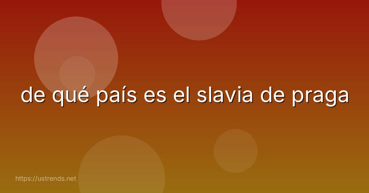 de qué país es el slavia de praga