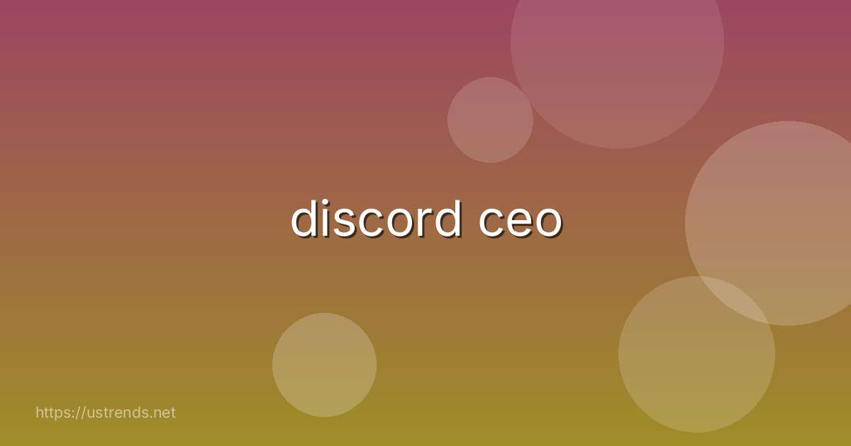 discord ceo