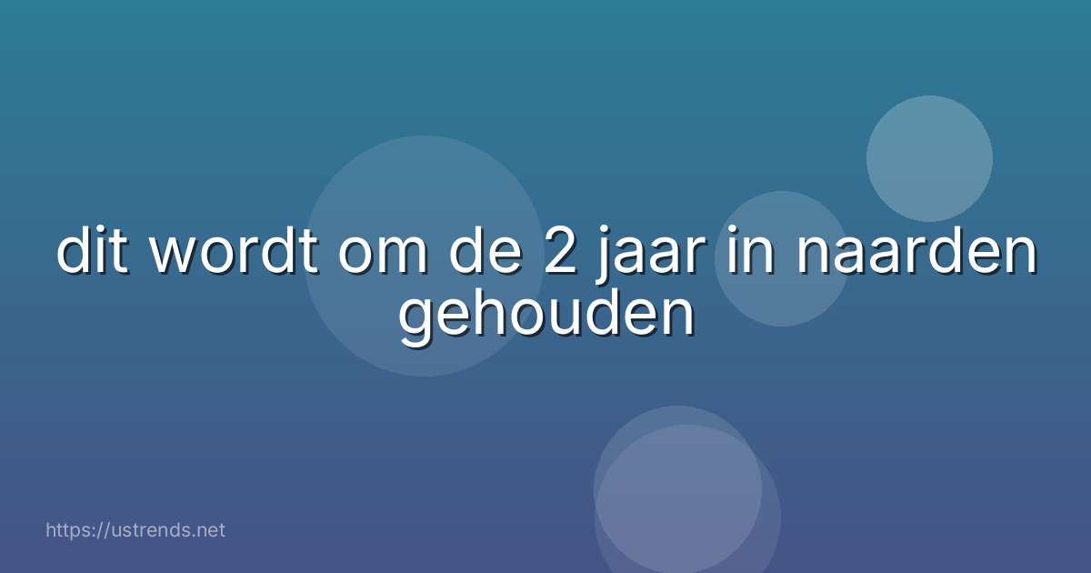 dit wordt om de 2 jaar in naarden gehouden