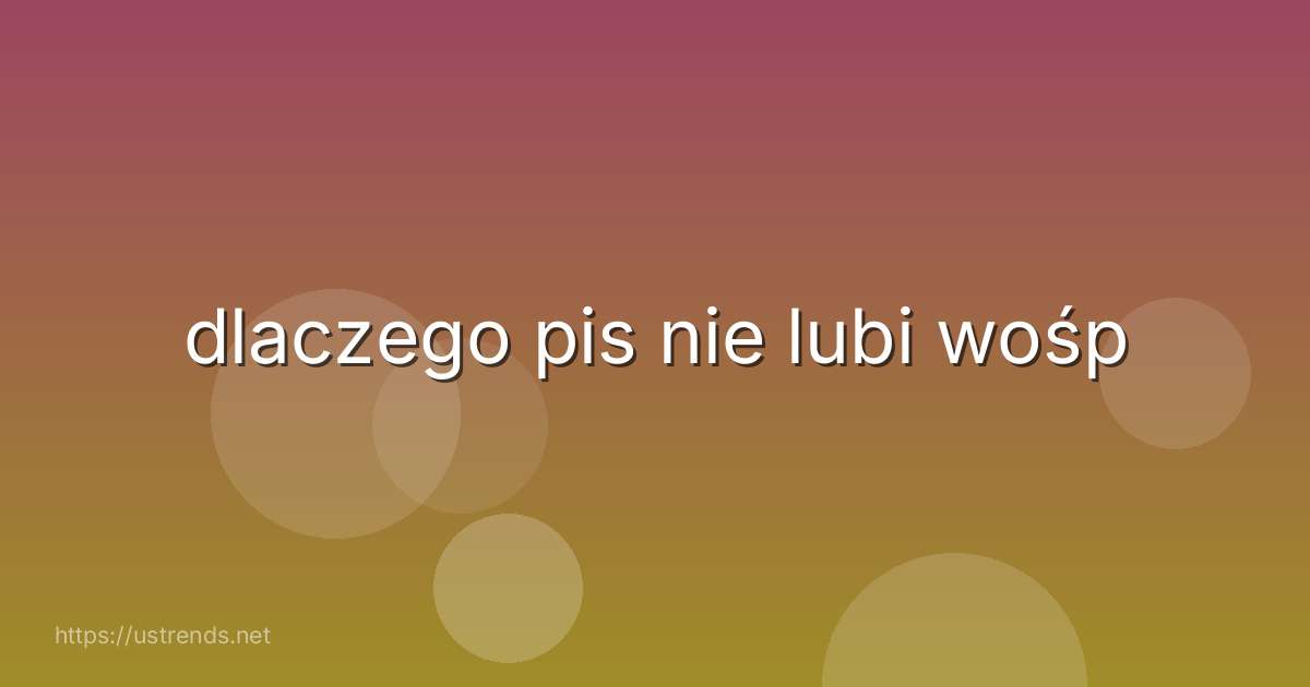 dlaczego pis nie lubi wośp