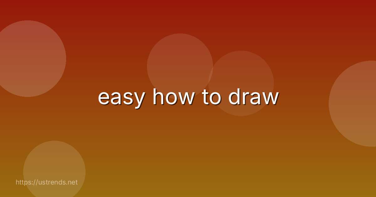 easy how to draw