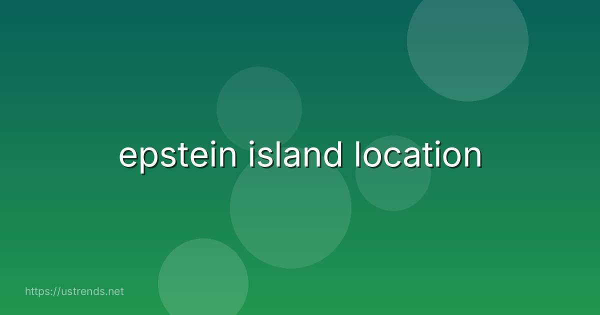 epstein island location