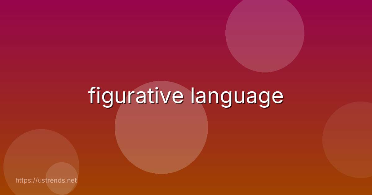 figurative language