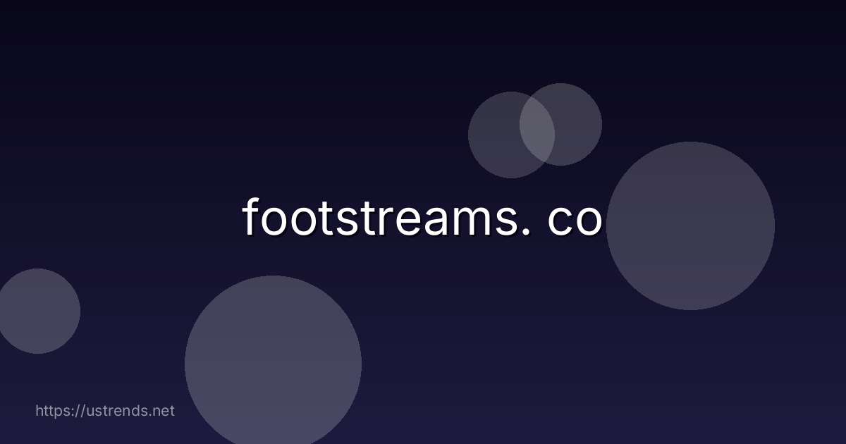 footstreams. co