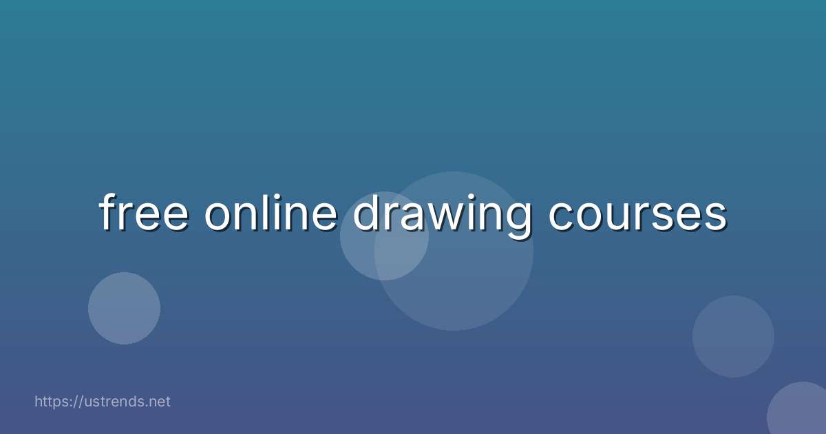 free online drawing courses