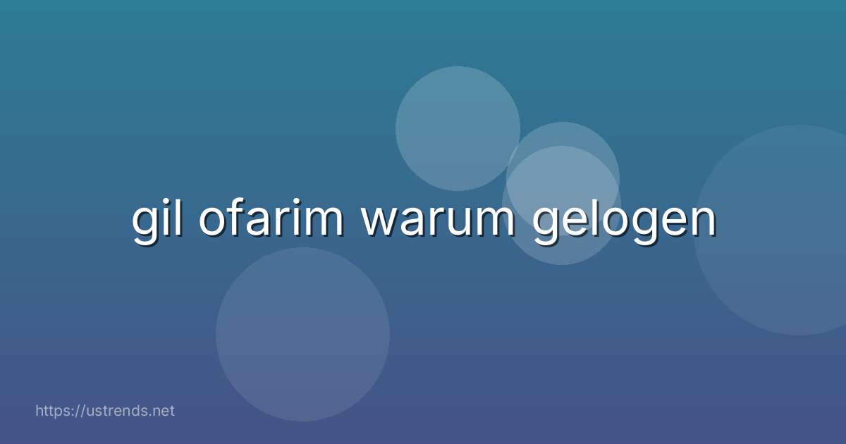 gil ofarim warum gelogen