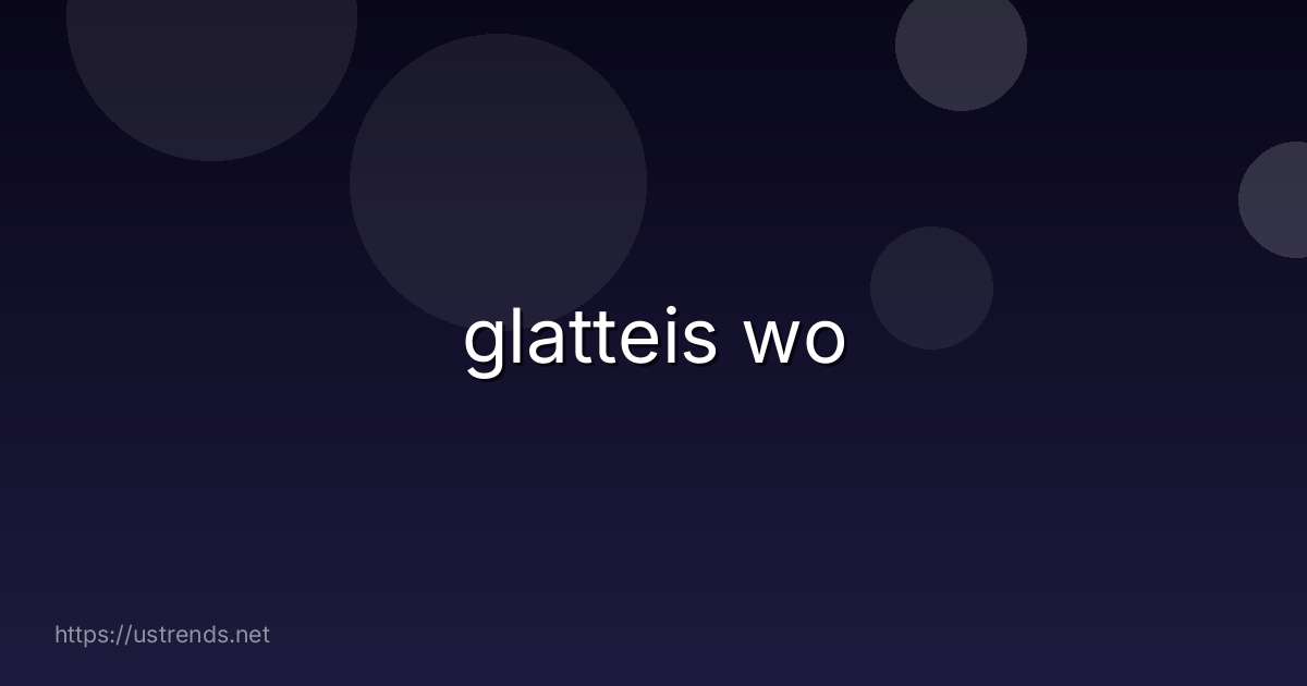 glatteis wo