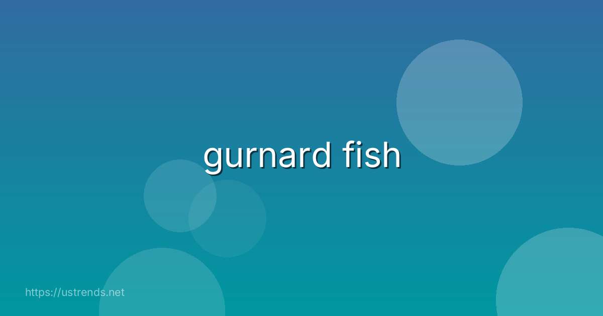 gurnard fish
