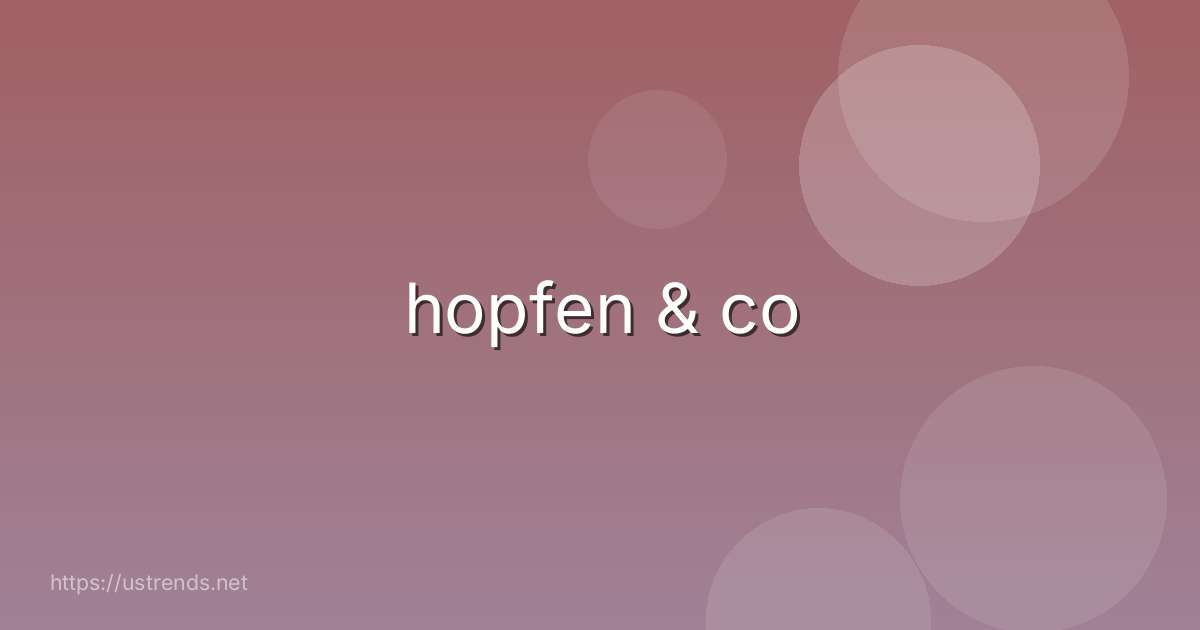 hopfen & co